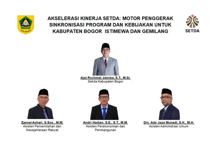 Publikasi Kinerja Setda Kabupaten Bogor. (Foto/Humas Kabupaten Bogor.)