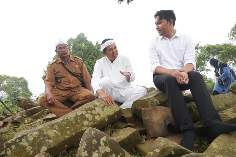 Rekonstruksi Gunung Padang Dimulai, Pemprov Jabar Perkuat Pelestarian Cagar Budaya. (Foto/Humas Pemprov Jabar.)
