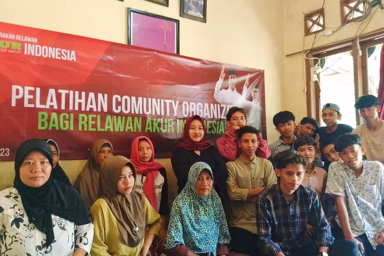 Galang Komunitas Pendukung AMIN, Relawan Akur Gelar Pelatihan Community Organizer di Lebak Selatan