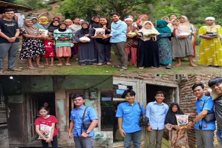 Hari Pertama Puasa Ramadhan, Ratusan Anak Yatim dan Dhuafa di Lebak Selatan Terima Bantuan Beras dari KNPI Banten