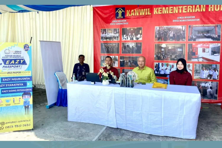 Kantor Imigrasi Gorontalo Hadirkan Layanan Paspor di Pameran UMKM dan Layanan Publik dalam Rangka Memperingati Hari KI Sedunia Tahun 2024