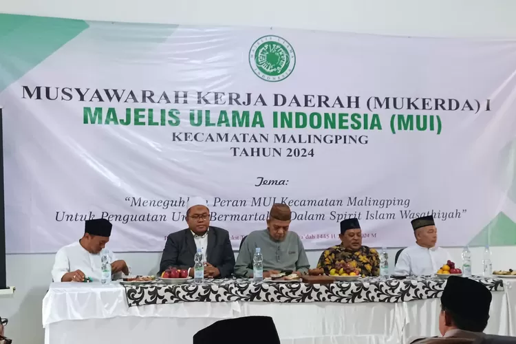 Rumuskan Program Pembinaan Umat, MUI Kecamatan Malingping Gelar Mukerda I