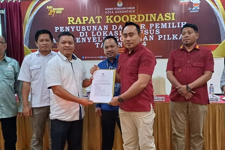 Memastikan Partisipasi Pemilih dari Warga Binaan, Lapas Gorontalo Ikut Rapat Koordinasi Penyusunan Daftar Pemilih Lokasi Khusus