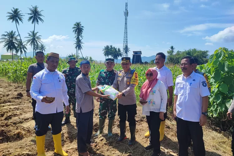 Kapolresta Gorontalo Kota Tanam Jagung, Dukung Ketahanan Pangan Nasional