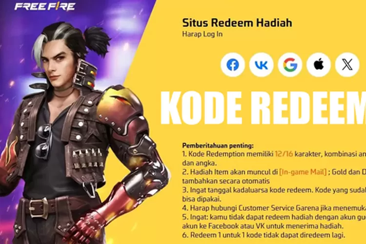 Kode Redeem FF SG2 Aktif 1 Menit Yang Lalu Terbaru 26 Maret 2024 ...