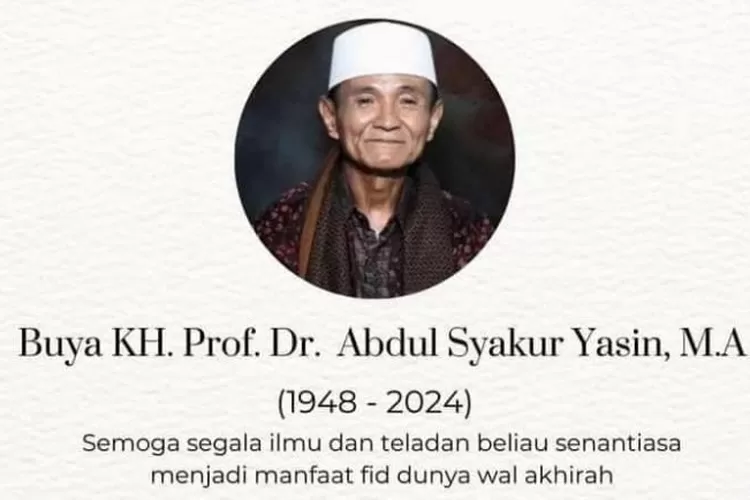 Kisah Almarhum Buya Syakur, Putra Daerah Jawa Barat Yang Habiskan 20 ...