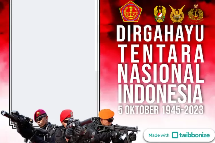 15 Link Twibbon Hut Tni Ke 78 Tahun 2023 Terbaru Cocok Bagikan Ke Ig