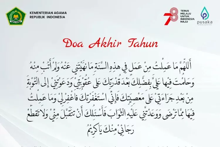 Download Doa Akhir Tahun Dan Awal Tahun Jpeg Lengkap Waktu Baca Dan Teks Latin Arab Dan