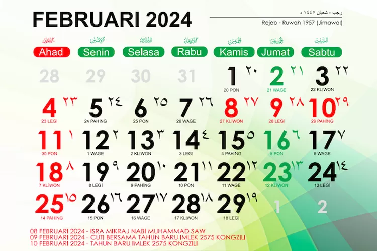 TANGGAL 12 FEBRUARI 2024 Memperingati Apa Dan Apakah Libur? Ini Daftar ...