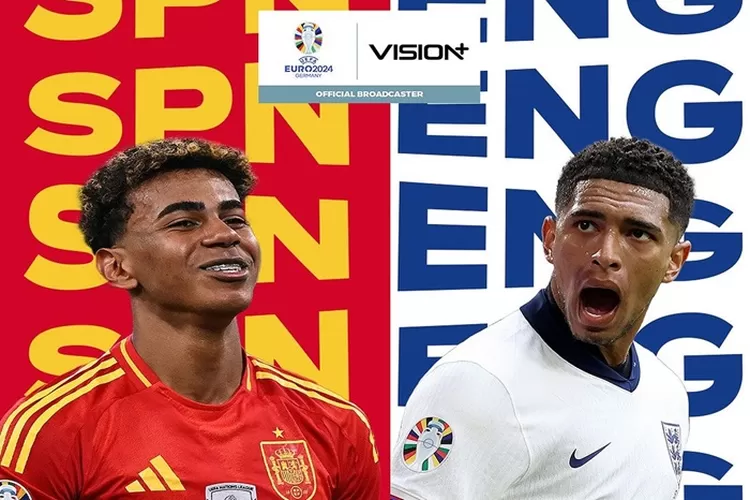 Prediksi Spanyol vs Inggris di final Euro 2024 pada Senin, 15 Juli 2024, susunan pemain, link live streaming di sini.