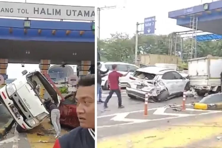 Tabrakan Beruntun Terjadi Di Gerbang Tol Halim Utama, Jasa Marga Ungkap ...