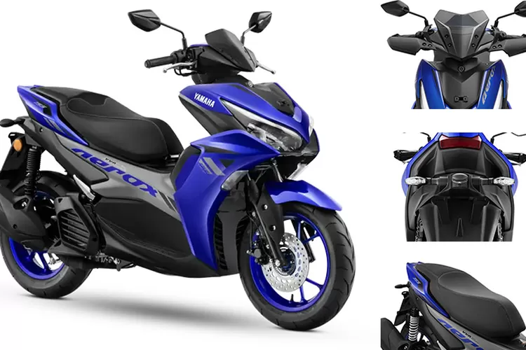 All New Yamaha Aerox 155 2024 Skuter Maxi Sport Punya Sistem Kontrol ...