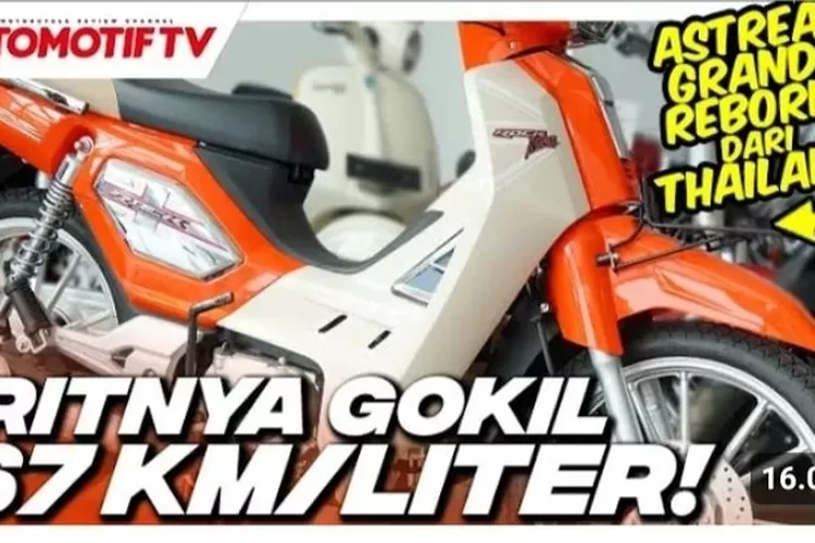 Iritnya Tembus 67 Km Per Liter, GPX Rock 110 Wujud Baru Astrea Grand, Ayah Ibu Senang Bukan Main (Tangkapan Layar Youtube OTOMOTIVE TV)