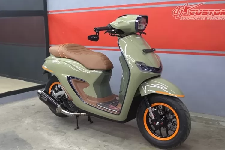 Modifikasi Honda Stylo 160 Hijau Sage Ini Kece Parah, Ternyata Bagian ...