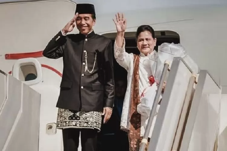Presiden Jokowi dan Ibu Iriana Pulang ke Solo Usai Pisah Sambut (Instagram @kemenparekraf)