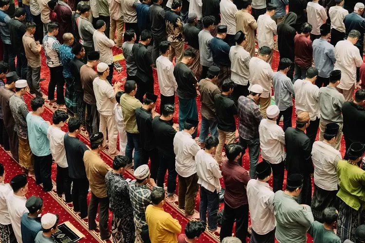 Ilustrasi shalat tarawih (Pexels/Mohammed Alim)