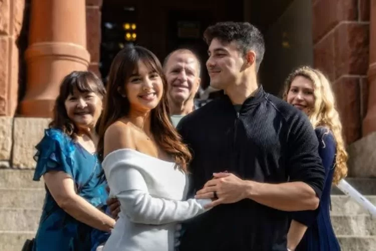 Potret artis Aurelie Moeremans bersama sang suami Tyler Bigenho.  (Instagram.com/@aurelie)