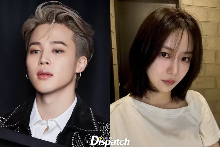 Agensi Jimin BTS, Big Hit Music, merilis klarifikasi terkait rumor kencan antara sang artis dan aktris Song Da Eun.  (ALONESIA/Dispatch)