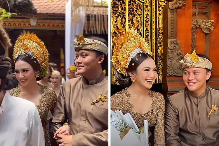 Rizky Febian Dan Mahalini Tampil Menawan Dengan Busana Adat Bali Di ...