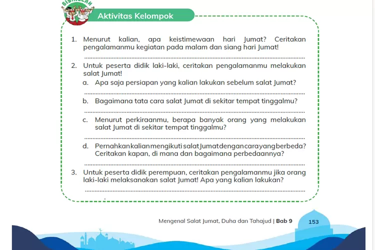 Kunci Jawaban PAI Kelas 4 Halaman 153 Kurikulum Merdeka, Jadikan ...