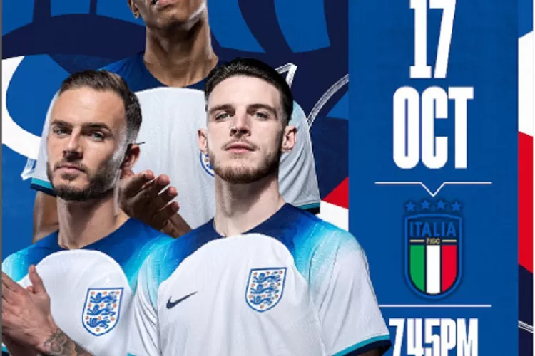 Pertandingan Inggris vs Italia di Kualifikasi Euro 2024 Rabu 18 Oktober