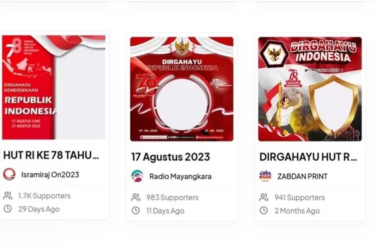 15 Link Twibbon HUT RI 17 Agustus, Yuk Buat Ucapan Hari Kemerdekaan Di ...