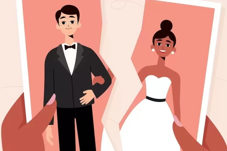 Ilustrasi perceraian. (Freepik)