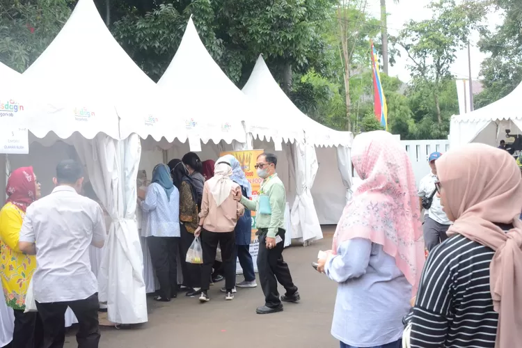 Bazar Ramadhan yang digelar Pemkab Bogor untuk mewadahi pelaku UMKM, belum lama ini. (Humas Pemkab Bogor)