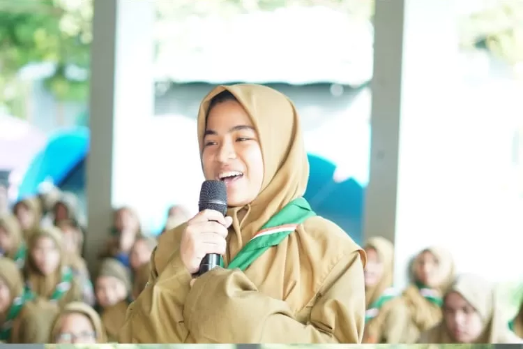 Santri Ponpes&nbsp;MBS Ki Bagus Hadikusumo Jampang, Kecamatan Kemang, Kabupaten Bogor saat mengikuti LDKS. (MBS Ki Bagus Hadikusumo)