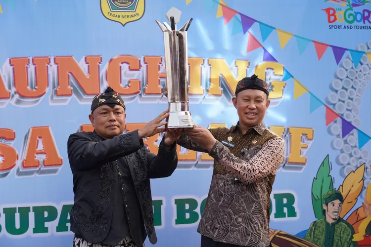 Peluncuran Desa Kreatif Kabupaten Bogor Tahun 2024 di Desa Pasir Mukti, Kecamatan Citeureup, Kamis, 22 Agustus 2024. (Humas Pemkab Bogor)