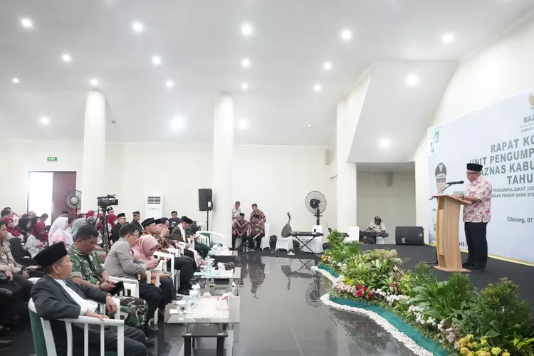 Rapat&nbsp;koordinasi UPZ Baznas Kabupaten Bogor di Aula Kantor Baznas Kabupaten Bogor, Cibinong, Kamis, 7 November 2024. (Diskominfo)