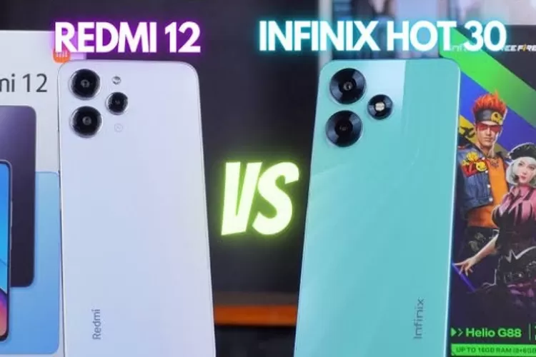 Duel Sengit Xiaomi Redmi 12 Vs Infinix Hot 30! Perbandingan Spesifikasi ...