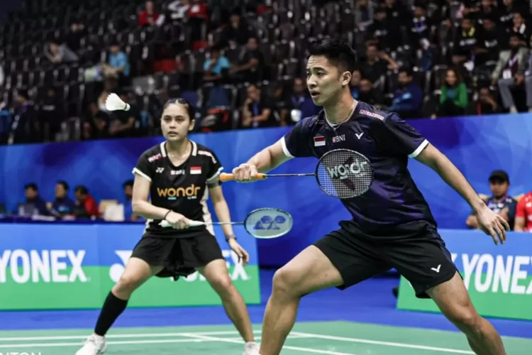 Pasangan ganda campuran Dejan Ferdinansyah/Bernadine Wardana Juara Syed Modi India International 2025  (Instagram/@dejanfz)