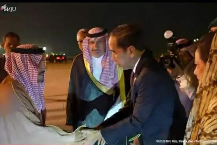 Dari China, Presiden Jokowi Bertolak ke Arab Saudi, Bertemu Putra Mahkota PM Mohammed bin Salman. (Tangkspsn layar Youtube Setpres)