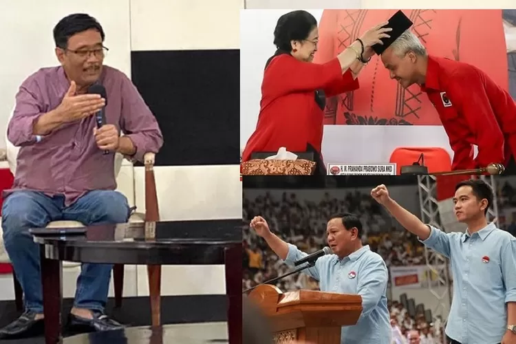 Ketua DPP PDIP Bidang Ideologi dan Kaderisasi Djarot Saiful Hidayat (kiri) mengaku gagal membimbing Gibran Rakabuming Raka namun berhasil mendidik Ganjar Pranowo sebagai kader partai yang disiplin, loyal dan iklas (Ist)
