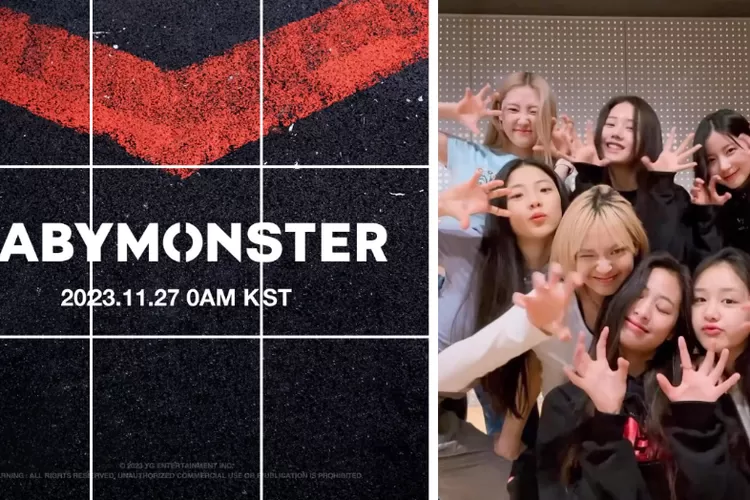 YG Entertainment secara resmi mengumumkan tanggal debut  girl group terbaru mereka BABYMONSTER tanggal 27 November melalui teaser poster. (Instagram @babymonster_ygofficial)