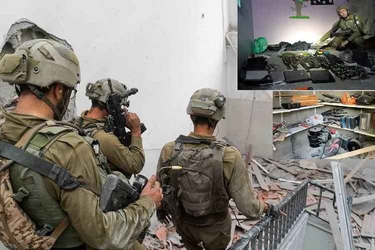 Pasukan Israel memasuki Rumah Sakit menggeldah setiap kamar untuk menemukan pejuang dan persenjataan Hamas (Ist)