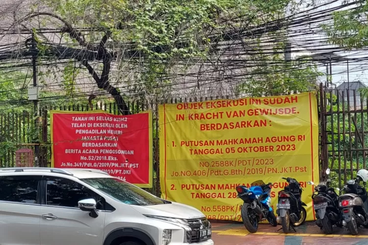 Lokasi tanah ahli waris Lenny Gunarti Hidayat di Jalan Batu Tulis, No. 40-40A, Kel. Kebon Kelapa, Kecamatan Gambir, Jakarta Pusat. (istimewa )