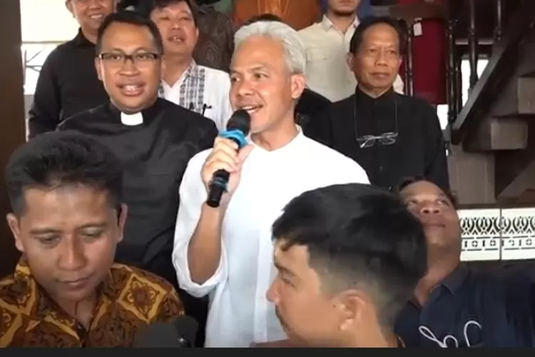 Calon Presiden Ganjar Pranowo menyerap aspirasi sejumlah pendeta dan tokoh masyarakat di Kabupaten Toraja Utara, Sulawesi Selatan . (istimewa )