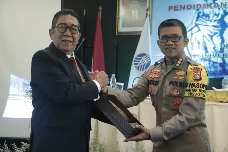 Polda Metro Jaya menggelar Pendidikan Khusus Profesi Advokat (PKPA) T.A. 2023 yang dilaksanakan Bidang Hukum Polda Metro Jaya di Hotel Diradja Mampang Jaksel. (istimewa )