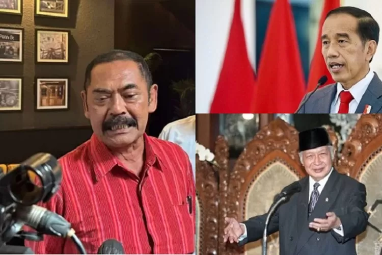 Ketua DPC PDIP Solo, FX Hadi Rudyatmo (kiri) dan Presiden saat ini Joko Widodo (Jokowi) serta penguasa Orde Baru, Presiden Soeharto (Ist)