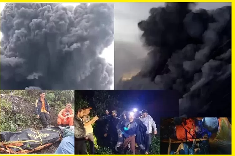 Gunung Marapi di Sumatera Barat kembali erupsi Selasa (5/12/2023) pagi  sehingga Tim SAR Gabungan terus meningkatkan kewaspadaan (Ist)