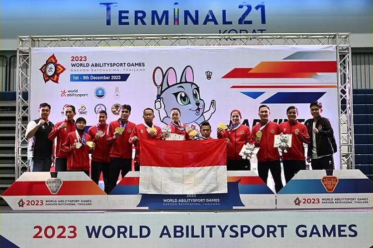 Lima medali emas dari para bulu tangkis membuat Indonesia untuk sementara mengoleksi 29 keping emas di WAG 2023. (NPC Indonesia)