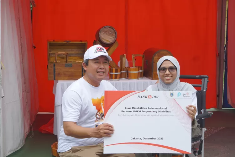 BUMD Pemprov DKI Jakarta, Bank DKI mendukung penuh  event peringatan Hari Disabilitas Internasional 2023 di Ancol, Jakarta Utara, belum lama ini.Event  dalam rangka peringatan 