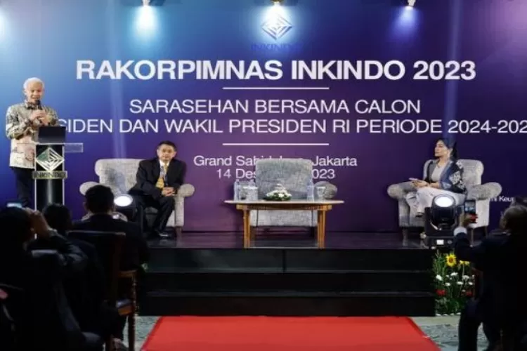Ganjar Pranowo menjadi narasumber dalam dalam acara Dialog Apindo di Menara Bank Mega Jakarta. (istimewa )