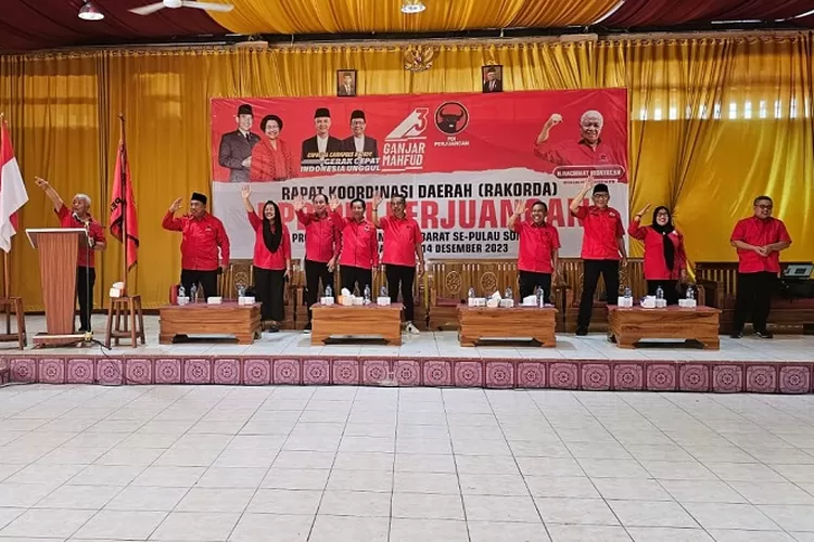 Rakor pemenangan PDIP di Sumbawa (Suara Karya/Ist)