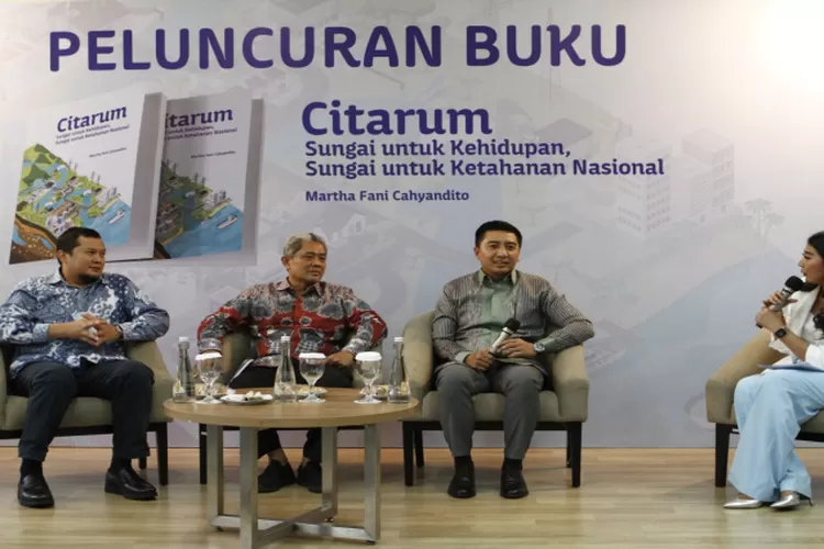 Peluncuran Buku Citarum Sumber Kehidupan Sumber Ketahanan, di Perpustakaan Nasional Jakarta Pu (Sadono )