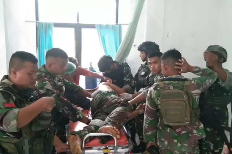 KSTP melakukan penyerangan pos Satgas Pamtas di Kabupaten Maybrat,&nbsp; Papua Barat Daya mengakibatkan satu prajurit TNI gugur dan satu&nbsp; kritis.  Foto: Puspen TNI
