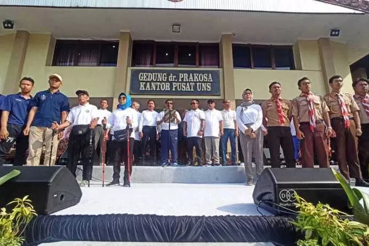 Dekkarasi Pemilu Damai yang dilakukan rektor 21 Perguruan Tinggi se Solo Raya (Endang Kusumastuti)