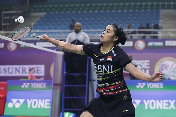 Gregoria Mariska Tunjung mengikuti langkah juniornya Ester Nurumi Tri Wardoyo ke babak kedua Daihartu Indonesia Masters 2024.